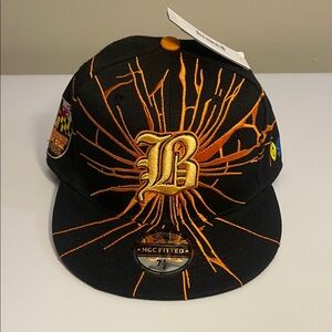 Baltimore Black Sox Fitted Hat with Dynamic Design Size 7 1/2